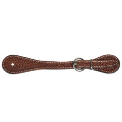 Professionals Choice Youth/Ladies Chestnut Sagebrush Basketweave Spur Straps