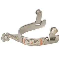 Weaver Leather Ladies Spur With Floral Design