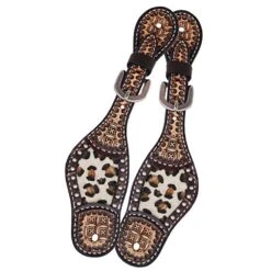 Rafter T Ranch Company Leopard Kids Spur Straps