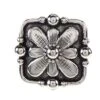 Rockin Out Jewelry 1 1/2in. Square Scalloped Wild Flower Concho