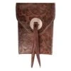 Martin Saddlery Floral Print Leather Smart Phone Holder