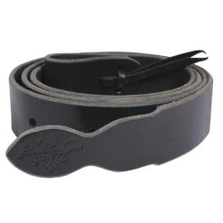 Professionals Choice Black Latigo Leather Cinch Tie Strap
