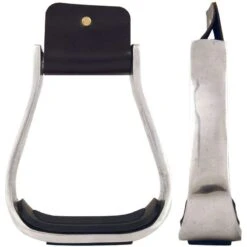 2 In Aluminum Rubber Tread Stirrup
