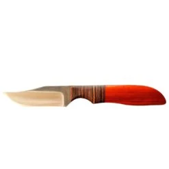 Anza Knives (213) WK-2-V Fixed Blade Coffee Padauk W/Sheath (80-61) 213WK-2-V-COFFEE-PADAUK