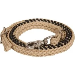 Mustang Laced Waxed Barrel Reins -Cheap Rider Essentials Store 152546 370149