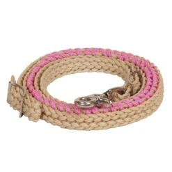 Mustang Laced Waxed Barrel Reins -Cheap Rider Essentials Store 152546 370151