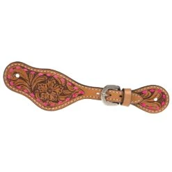 Rafter T Ranch Company Youth Floral Spur Strap With Buckstitching