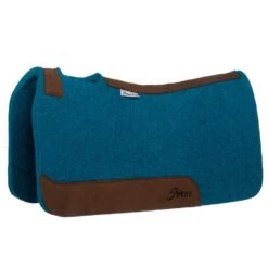 5 Star Equine Products Supplies Inc. 5 The Barrel Racer 7/8 Inch Turquoise Felt Saddle Pad