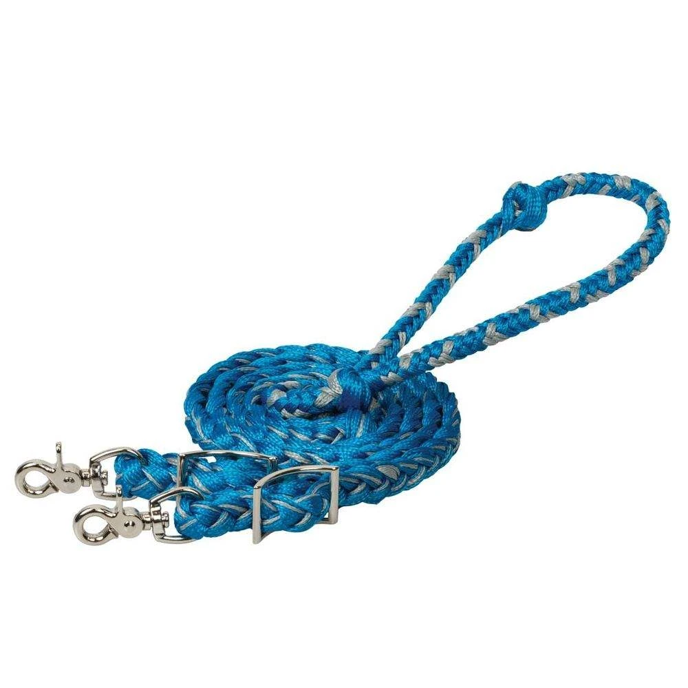 Weaver Leather Braided Barrel Reins 3/4in X 8ft 1 Weaver Leather Braided Barrel Reins 3/4in X 8ft