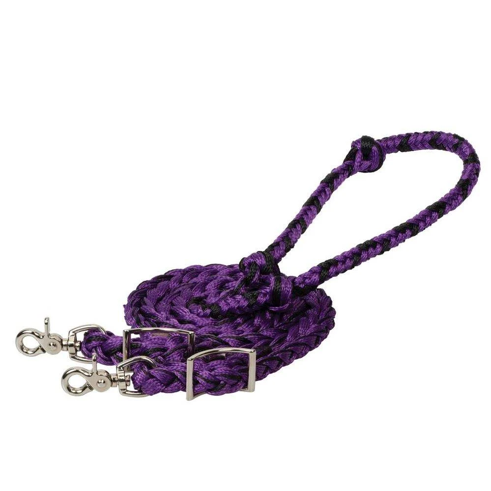 Weaver Leather Braided Barrel Reins 3/4in X 8ft 7 Weaver Leather Braided Barrel Reins 3/4in X 8ft - Image 7