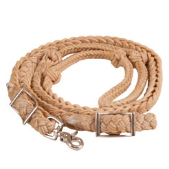 Mustang Waxed Nylon Knotted Barrel Rein