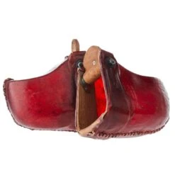 NRS Medium Colored Rawhide Flat Leather Bottom Tapaderos With Latigo Lacing -Cheap Rider Essentials Store 229662 729363