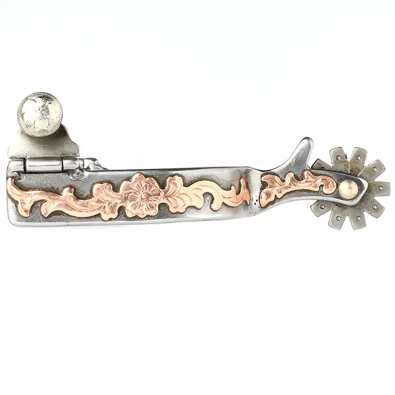 Professionals Choice Roping Spur With Copper Accents 1 Professionals Choice Roping Spur With Copper Accents