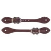 Weaver Leather Oiled Canyon Rose Straight Spur Straps