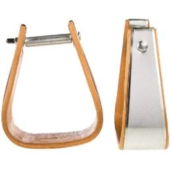 Weaver Leather Weaver Metal Bound Overshoe Roper Stirrups