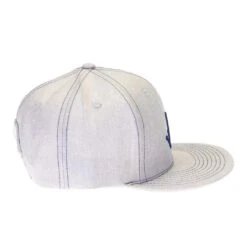 Best Ever Pads Grey And Navy Puff Crown Trucker Cap -Cheap Rider Essentials Store BE NAVYCROWN 4