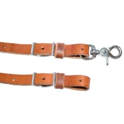 Cowboy Tack 5/8in. Adjustable Harness Leather Barrel Reins -Cheap Rider Essentials Store BRH3P 1