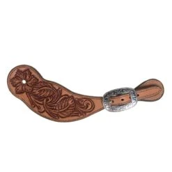 Premium Quality Floral Tooled Spur Straps -Cheap Rider Essentials Store JD SPST 2 1