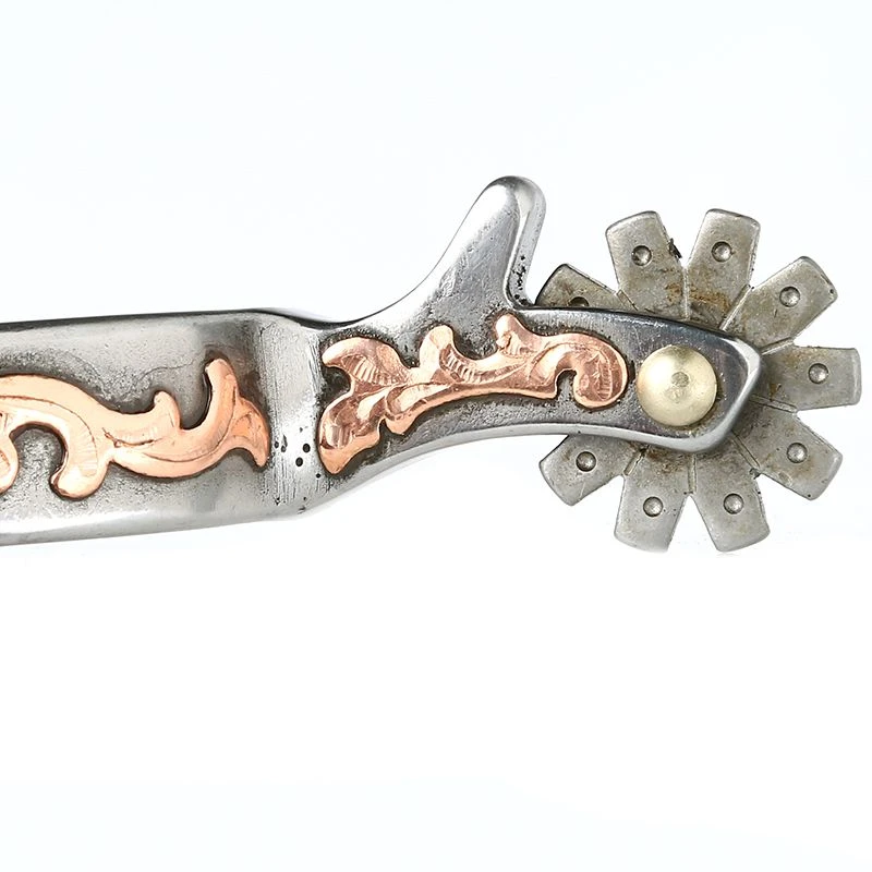 Professionals Choice Roping Spur With Copper Accents 2 Professionals Choice Roping Spur With Copper Accents - Image 2