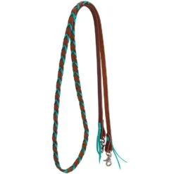 Rafter T Ranch Company Leather Laced Barrel Reins -Cheap Rider Essentials Store RN 220 TQ