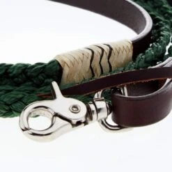 Cashel Company Adjustable Leather And Braided Rope Reins With Rawhide Accents -Cheap Rider Essentials Store SA RRBR GR 02
